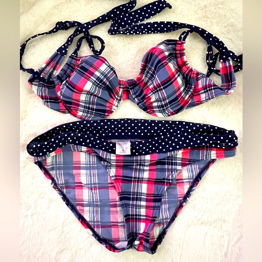 Venus Bikini plaid, M